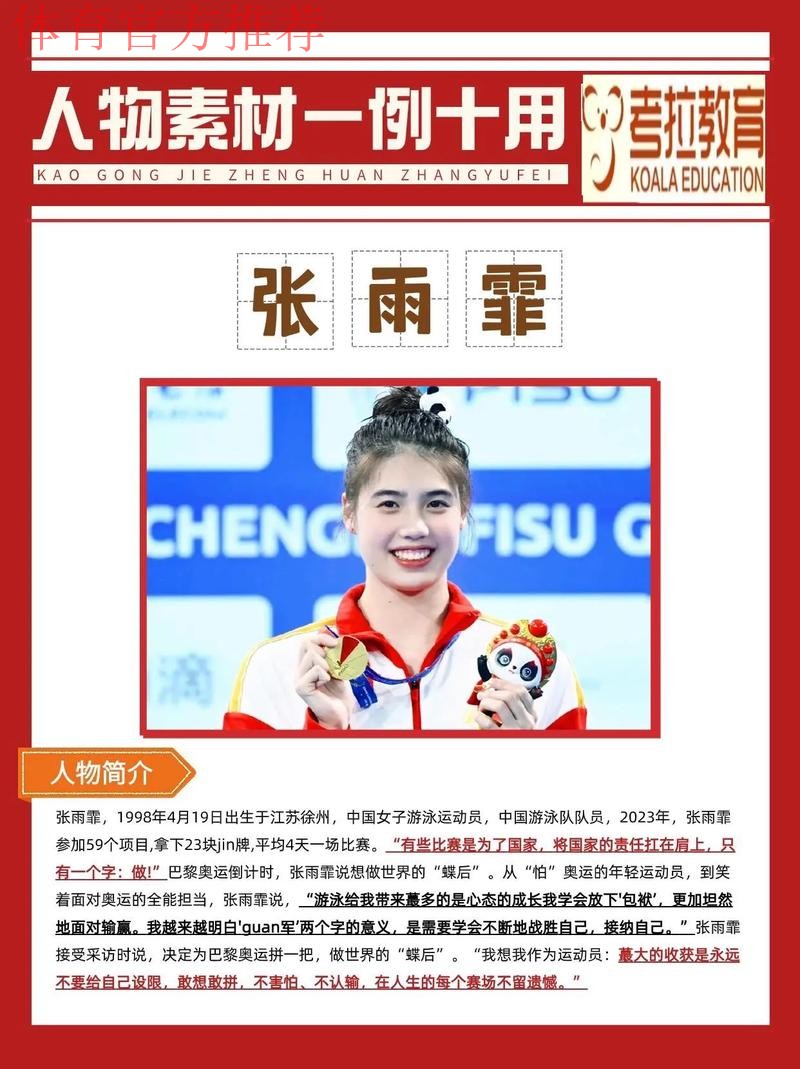 张雨霏：期待改造完成的自己